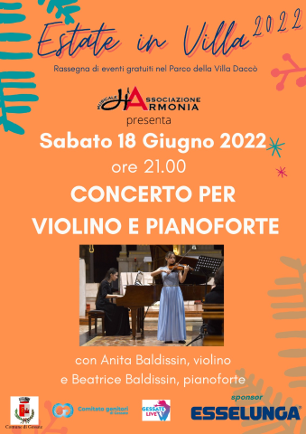 Estate in Villa - Concerto per violino e pianoforte 
