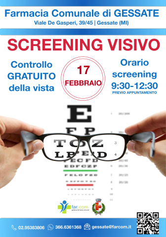 Farcom Farmacia Comunale di Gessate - Screening visivo