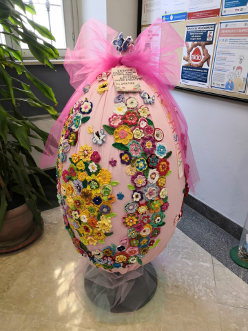 Uovo con decorazioni
