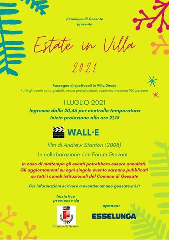 Estate in Villa | CINEMA "WALL•E" 