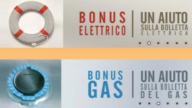 Bonus energia elettrica, gas ed idrico 