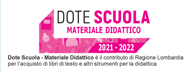 Dote Scuola Materiale Didattico 2021/2022